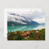 Brienz Schweiz & Brienzersee Postkarte (Vorne/Hinten)