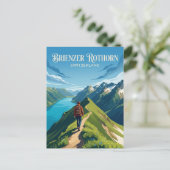 Brienzer Rothorn Schweiz Postkarte (Stehend Vorderseite)