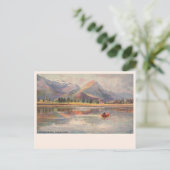 Brienzer Wasserfarbensee Schweiz Postkarte (Stehend Vorderseite)