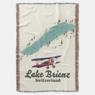 Brienzersee Schweiz Karte Poster Decke