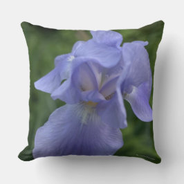Briet and Groom Perwinkle Iris Floral Personalize Kissen