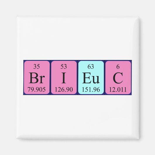 Brieuc Periodenmagnet Magnet (Vorne)