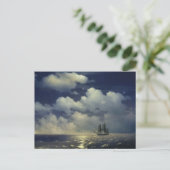 Brig Mercury nach dem Sieg über türkische Schiffe Postkarte (Stehend Vorderseite)