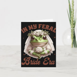 Brig zu Frosch Bridal Bachelorette in meiner Ferse Karte