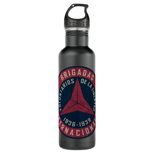 Brigadas Internacionales 1936 - 1939 T - Shirt Edelstahlflasche (Vorderseite)