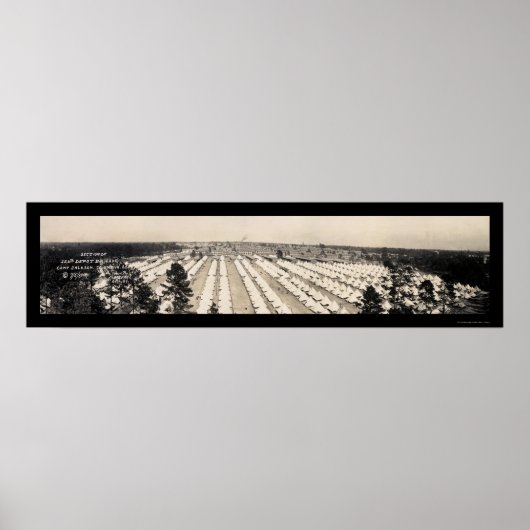 Brigade Camp Jackson Foto 1918 Poster (Vorne)