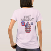 Brigade First Sergeant der 82. Division T-Shirt (Rückseite)