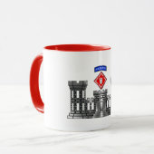 Brigade-Im Flugzeug Chrome Castle Tasse (Vorderseite Links)