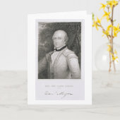 Brigadegeneral-Daniel Morgan (1736-1802) engrav Karte (Gelbe Blume)