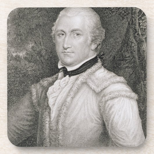 Brigadegeneral-Daniel Morgan (1736-1802) engrav Untersetzer (Vorderseite)