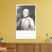 Brigadegeneral Daniel Morgan (1736-1802) Grav Leinwanddruck (Insitu (Wohnzimmer))