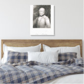 Brigadegeneral Daniel Morgan (1736-1802) Grav Leinwanddruck (Insitu (Schlafzimmer))