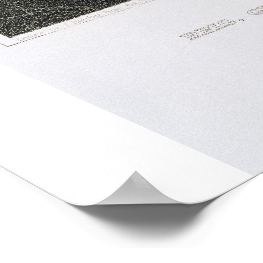 Brigadegeneral Daniel Morgan (1736-1802) Grav Poster (Ecke)