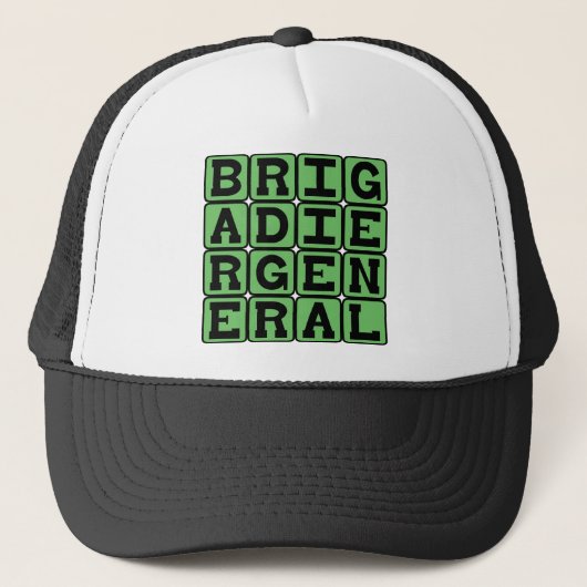 Brigadegeneral, Militärführer Truckerkappe (Vorderseite)