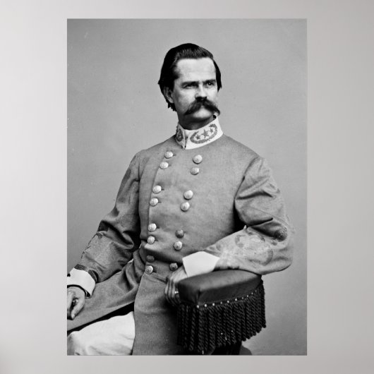 Brigadegeneral Richard L.T. Beale, C.S.A. 1860er Poster (Vorne)