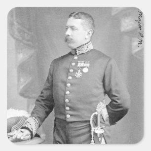 Brigadegeneral Sir Percy Molesworth Sykes Quadratischer Aufkleber