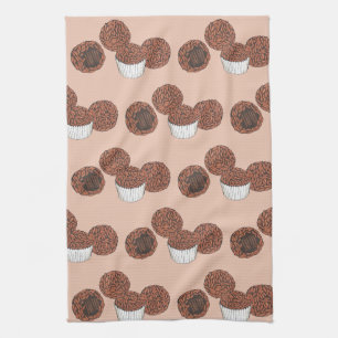 Brigadeiros Brazilian Chocolate Truffles Dessert Geschirrtuch