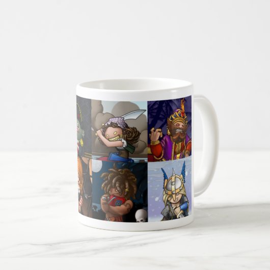 Brigand-König Mug Kaffeetasse (VorderseiteRechts)