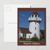 Brigantine Lighthouse Foto Postkarte (Vorne/Hinten)
