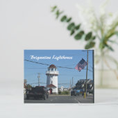 Brigantine Lighthouse Foto Postkarte (Stehend Vorderseite)