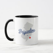 Brigantine-New-Jersey NJ Shirt Tasse (Links)