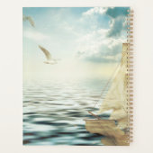 Brigantine Sailboat & Seagulls Planer (Rückseite)