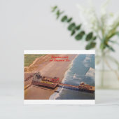 Brigantine-Schloss-Retro Postkarte #4 (Stehend Vorderseite)