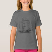 Brigantine Ship T-Shirt (Vorderseite)