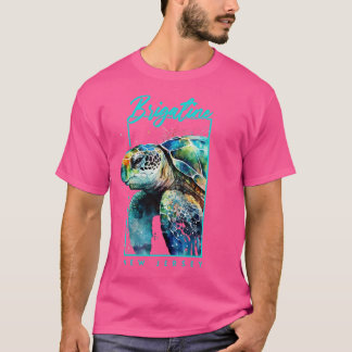 Brigatine New Jersey Wasserfarbe Meer Schildkröte T-Shirt
