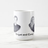 Briget und Coreys Kaffee-Tasse Kaffeetasse (Mittel)