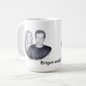 Briget und Coreys Kaffee-Tasse Kaffeetasse (Vorderseite Links)