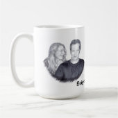 Briget und Coreys Kaffee-Tasse Kaffeetasse (Links)
