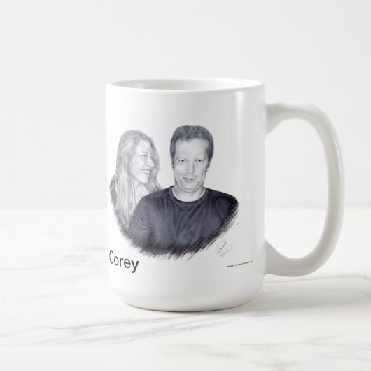 Briget und Coreys Kaffee-Tasse Kaffeetasse (Rechts)