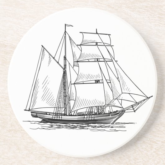 Brigg-Schoner Untersetzer (Vorne)