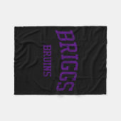 Briggs High School Hs Columbus Grafikdesign Fleecedecke (Vorderseite (Horizontal))