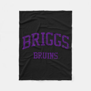 Briggs High School Hs Columbus Grafikdesign Fleecedecke