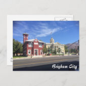 Brigham City - Main Street Postkarte (Vorne/Hinten)