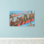 Brigham City, Utah - Große Briefmarkenszenen Leinwanddruck (Insitu (Holzboden))