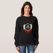 Brigham City Utah New UT Flag Beehive Vacation Sou Sweatshirt (Vorne ganz)