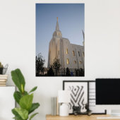 Brigham City Utah Tempel #2 LDS Wall Art Poster (Heimbüro)