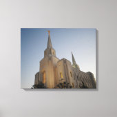 Brigham City Utah Temple #1 LDS Wall Art Leinwand (Vorderseite)