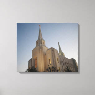 Brigham City Utah Temple #1 LDS Wall Art Leinwand