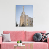 Brigham City Utah Temple #2 LDS Wall Art Leinwand (Insitu (Wohnzimmer))