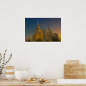 Brigham City Utah Temple Painting™ LDS Art Poster (Küche)