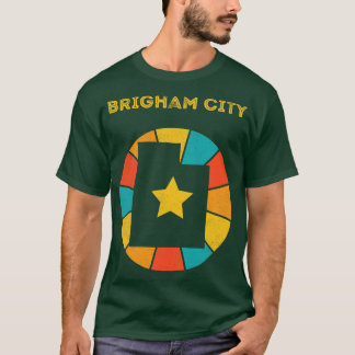 Brigham City Utah Vintag Distressed Souvenir 1 T-Shirt