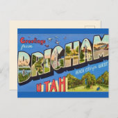 Brigham Utah Grußkarte Postkarte (Vorne/Hinten)