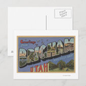Brigham, UtahLarge Letter ScenesBrigham, ABER Postkarte (Vorne/Hinten)