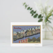 Brigham, UtahLarge Letter ScenesBrigham, ABER Postkarte (Stehend Vorderseite)