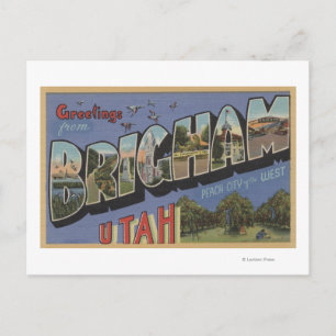 Brigham, UtahLarge Letter ScenesBrigham, ABER Postkarte