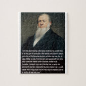 Brigham Young auf Gewehren Puzzle (Vertikal)